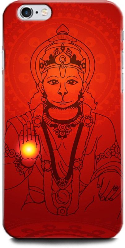 INDICRAFT Back Cover for Apple iPhone 6s  (Orange, Hard Case, Pack of: 1)
