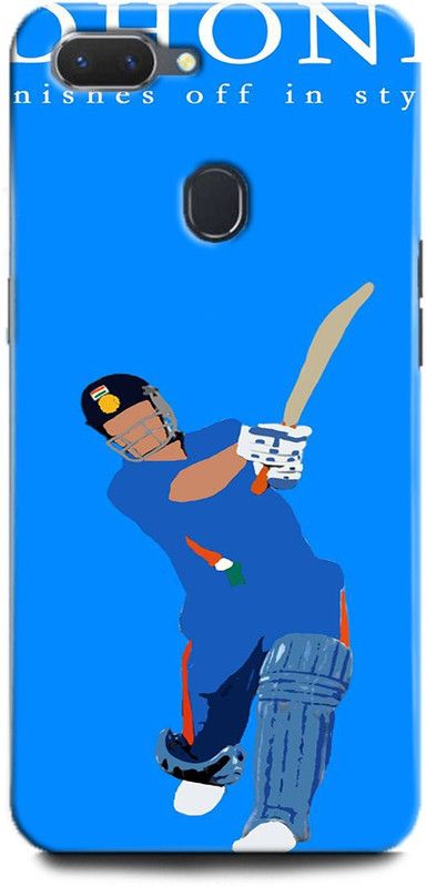 Afterglow Back Cover for OPPO A5 MS DHONI, CRICKET, DHONI, MSD, INDIAN KHILADI, KHILADI  (Multicolor, Shock Proof, Pack of: 1)