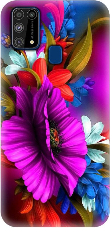 #Uncultured Back Cover for Vivo V17, Vivo 1919 - Digital Flower Print  (Multicolor, Hard Case, Pack of: 1)