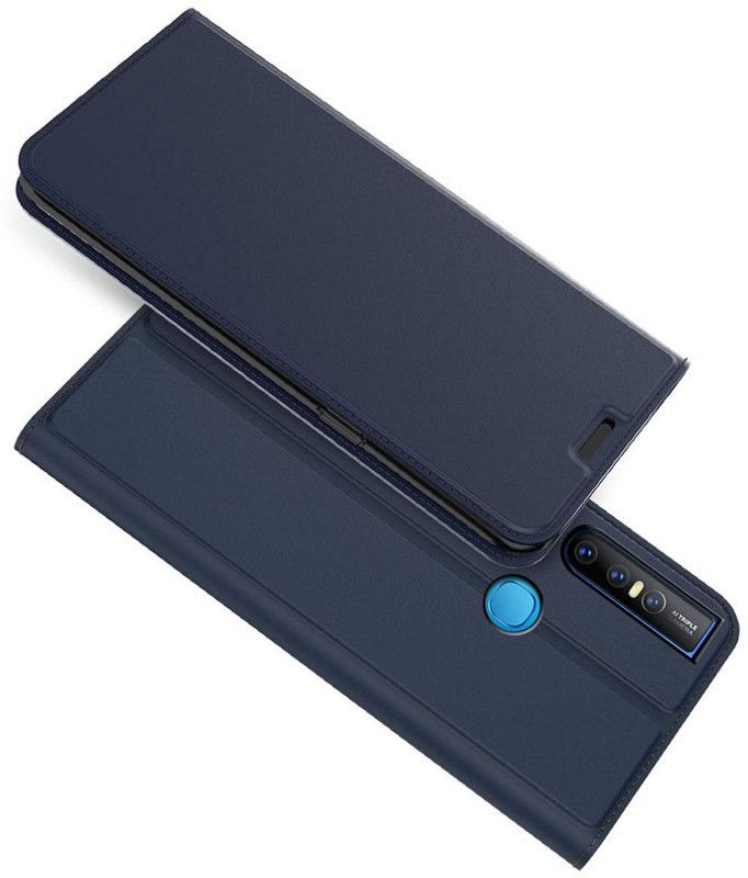 SmartPoint Flip Cover for Infinix S5 Pro  (Blue, Shock Proof, Pack of: 1)