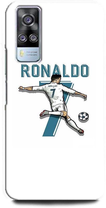 Afterglow Back Cover for Vivo Y51 RONALDO, CR7, FOOTBALL, NUBIA, REAL MADRID, STOCK, CALCIO, JUVENTUS  (Multicolor, Shock Proof, Pack of: 1)