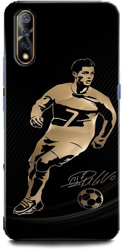 Afterglow Back Cover for Vivo Z1x  (Black, Beige, Shock Proof, Pack of: 1)