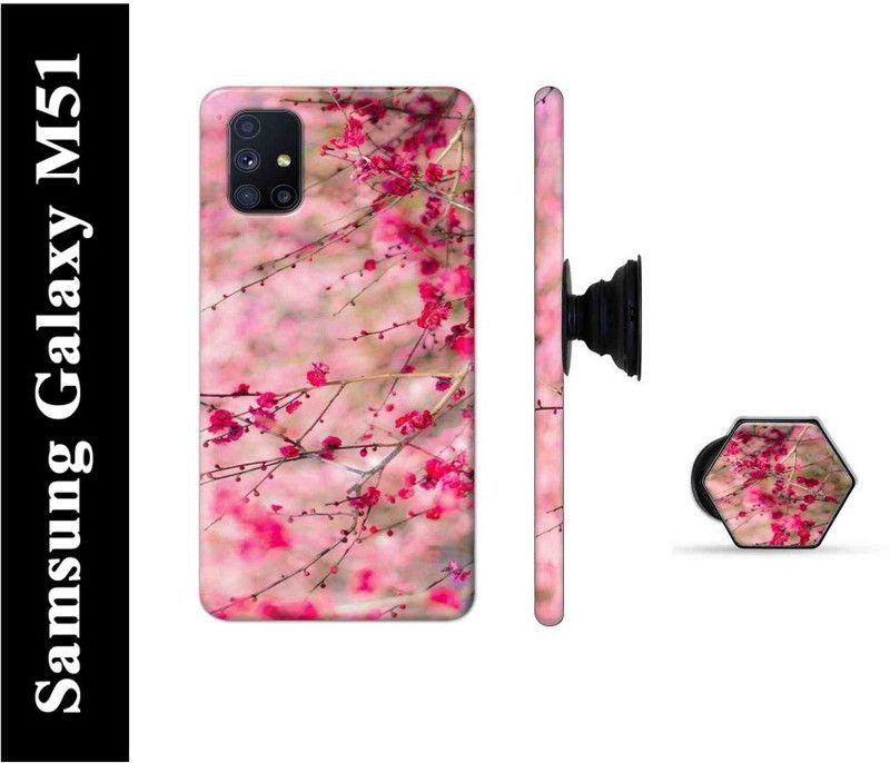 Elite Case Back Cover for Samsung Galaxy M51  (Pink, Cases with Holder, Pack of: 2)