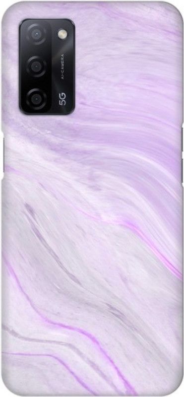 COBIERTAS Back Cover for Oppo A55 5G  (Purple, Hard Case, Pack of: 1)