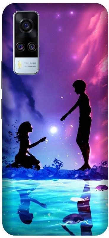 URCHIN Back Cover for Vivo Y31 Love, Sweet Couple, Cut Kids, Girl, boy, Together  (Multicolor, Shock Proof, Pack of: 1)