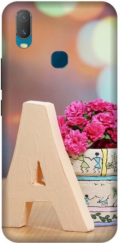 URCHIN Back Cover for Vivo Y15 A, A letter, Letter A, A love, Love  (Multicolor, Shock Proof, Pack of: 1)