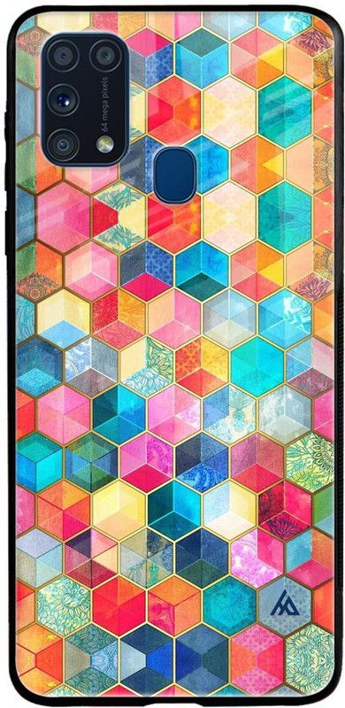 Hocopoco Back Cover for Samsung Galaxy M31 Prime  (Multicolor, Grip Case, Silicon, Pack of: 1)