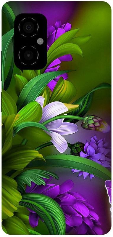 play fast Back Cover for POCO M4 5G, MZB0BRWIN, GREEN, LEAF, NATURE, FLOWER, GRAPHIC  (Green, Hard Case, Pack of: 1)