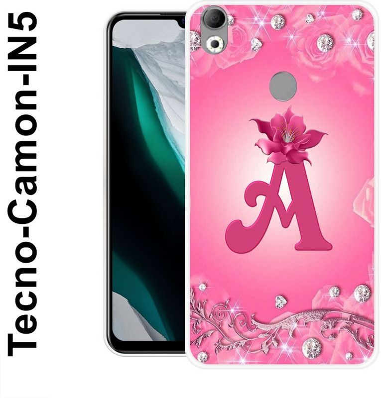 SUPER CASE Back Cover for Tecno Camon IN5  (Pink, Silicon)