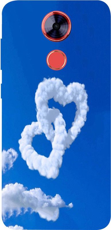 METOO Back Cover for Comio X1 Note, Cloud Heart Shape design back cover, X1 Note Printed back cover Print :: 682  (Multicolor, Flexible, Silicon, Pack of: 1)