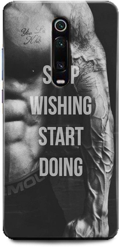 INTELLIZE Back Cover for Redmi K20/MZB7755IN gym,Printed  (Multicolor, Shock Proof, Pack of: 1)