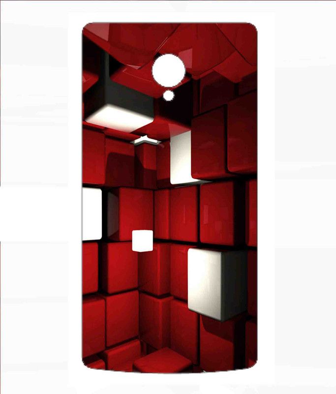 Snooky Micromax Bolt D320 Mobile Skin  (Red)