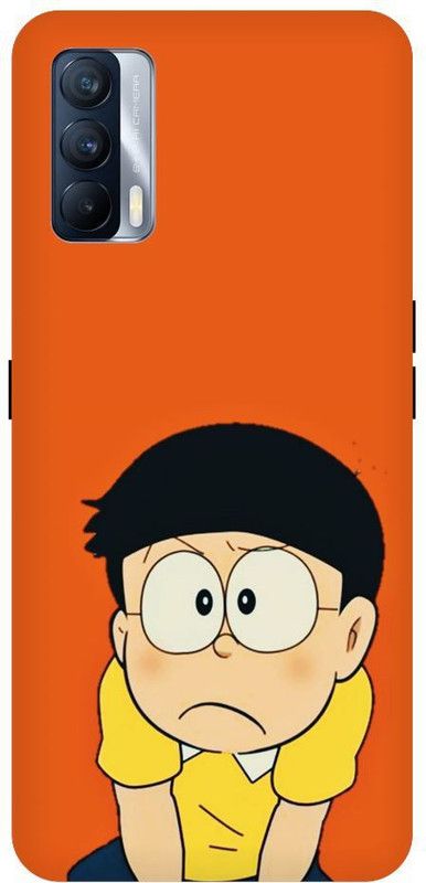 URCHIN Back Cover for Realme X7 Nobita, doraemon, cartoon, cute, funny  (Multicolor, Shock Proof, Pack of: 1)