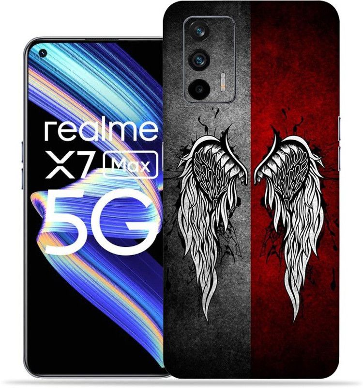 Gizmo Wraps Realme x7 Max 5g, Devil Wings-213 Mobile Skin  (Multicolor)