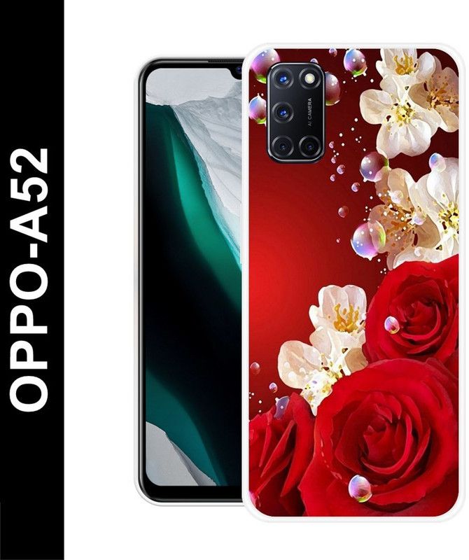 Pedimore Back Cover for OPPO A52  (Multicolor, Grip Case, Silicon)