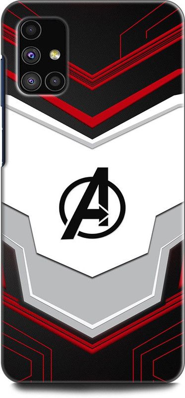 Afterglow Back Cover for SAMSUNG Galaxy M51 AVENGERS LOGO, AVENGERS, MARVEL, AVENGER, COMIC  (Multicolor, Shock Proof, Pack of: 1)