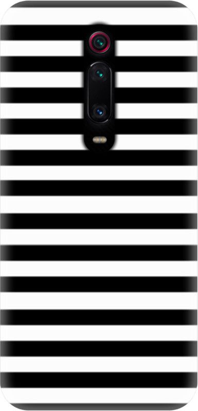 Smutty Back Cover for Mi K20 Pro, M1903F11I - Black Stripes Print  (Multicolor, Hard Case, Pack of: 1)