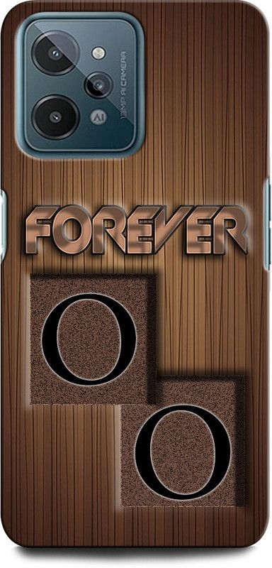 INTELLIZE Back Cover for Realme C31 OO, O LOVE O, O LETTER, OO NAME  (Multicolor, Hard Case, Pack of: 1)