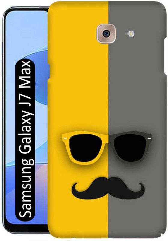 Crafto Rama Back Cover for Samsung Galaxy J7 Max  (Grey, Yellow, Pack of: 1)