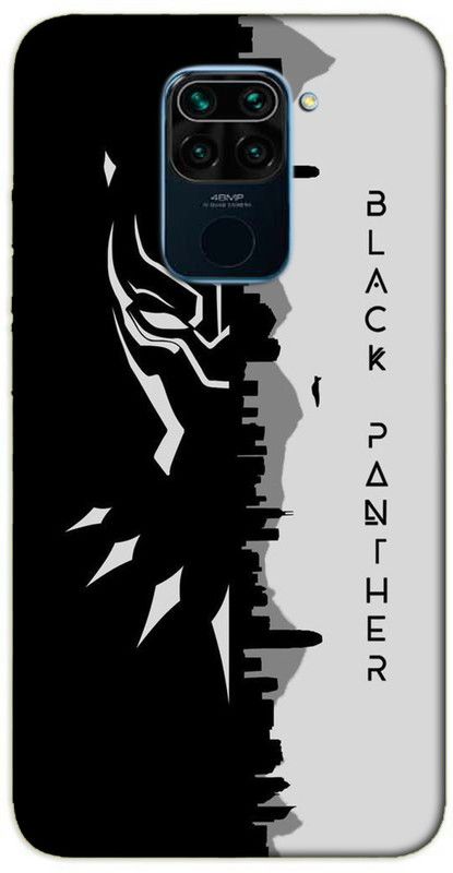 iprinto Back Cover for Mi Redmi Note 9 Black panther Back Cover  (Black, Hard Case, Pack of: 1)