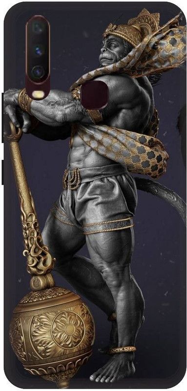URCHIN Back Cover for vivoY12 Hanuman ji , Lord Hanuman, God, Bajrangbali  (Multicolor, Shock Proof, Pack of: 1)