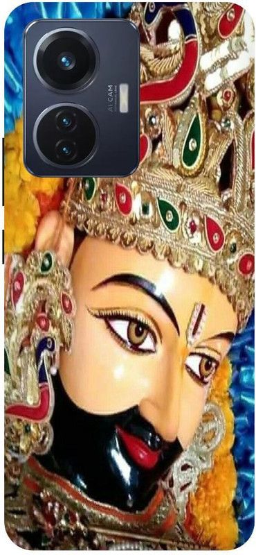 THE NARAYANA COLLECTIONS Back Cover for VIVO T1 44W- V2153-KHATU,SHYAM,BABA,KRISHNA,RAM,JI  (Multicolor, Hard Case, Pack of: 1)
