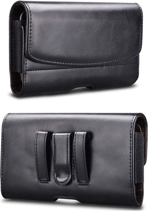 Pirum Pouch for Xiaomi Redmi 7  (Black, Holster, Pack of: 1)