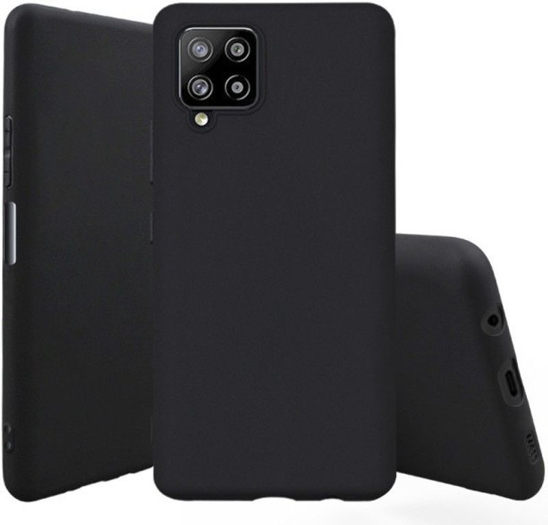 Skcase Back Cover for Samsung Galaxy A12, Samsung Galaxy M12  (Black, Matte Finish, Pack of: 1)