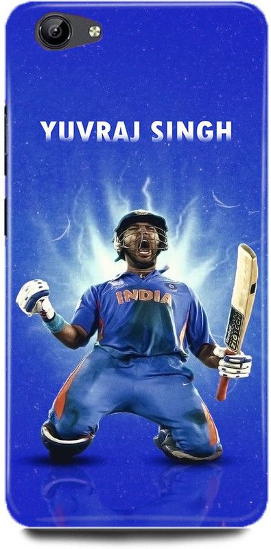 FRONK Back Cover for Vivo Y66, 1609, YUVRAJ, SINGH, YUVI, INDIAN, PLAYER, RCB  (Blue, Hard Case, Pack of: 1)