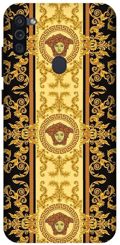 URCHIN Back Cover for Samsung M11 Versace, Versace logo, versace brand  (Multicolor, Shock Proof, Pack of: 1)