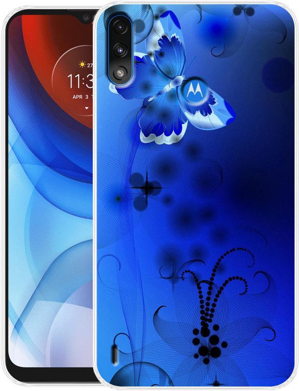 SmartGoldista Back Cover for Moto E7 Power, Motorola Moto E7 Power Back Case  (Multicolor, Grip Case, Silicon)