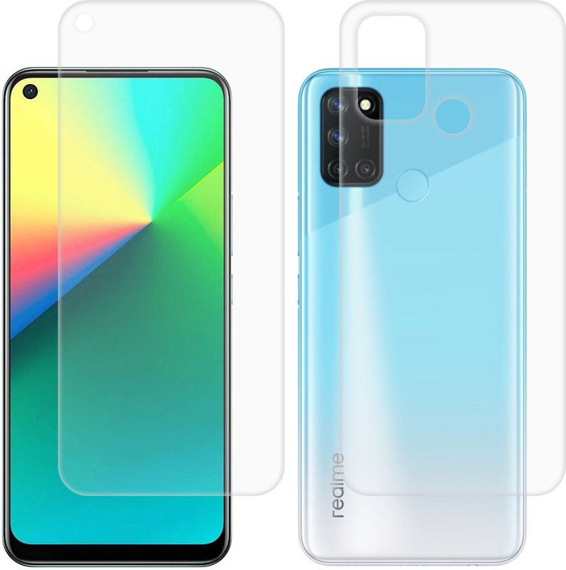 CASE CREATION Front and Back Screen Guard for Realme 7i  (Pack of 2)