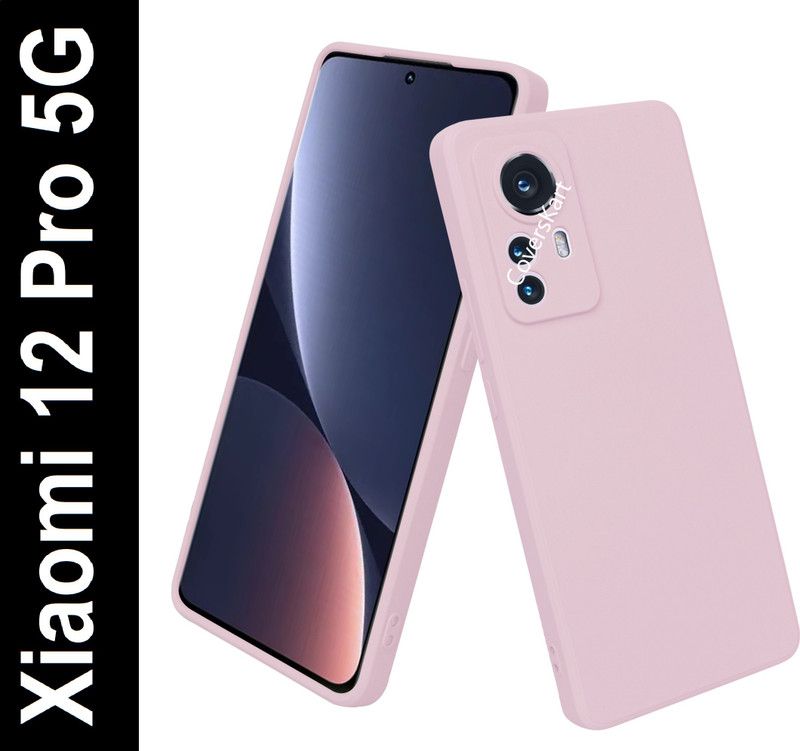 Coverskart Back Cover for Xiaomi 12 Pro 5G, Silicon Case  (Purple, Dual Protection, Silicon, Pack of: 1)