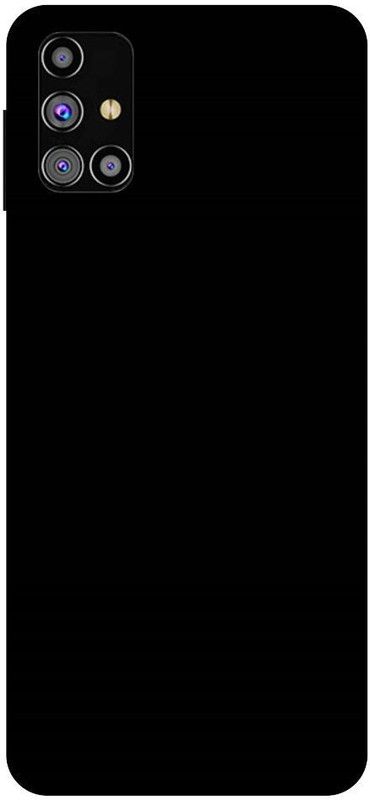 URCHIN Back Cover for Samsung M31 black, Black, Dark, Empty, Blank, Dark, Black  (Multicolor, Shock Proof, Pack of: 1)