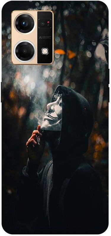 PICHKU Back Cover for RENO 7 (4G)- CPH2363-NEW,JOKER,ANONYMOUS,BLADE,HACKER,MASK,VILLAIN,SMILE  (Grey, Hard Case, Pack of: 1)
