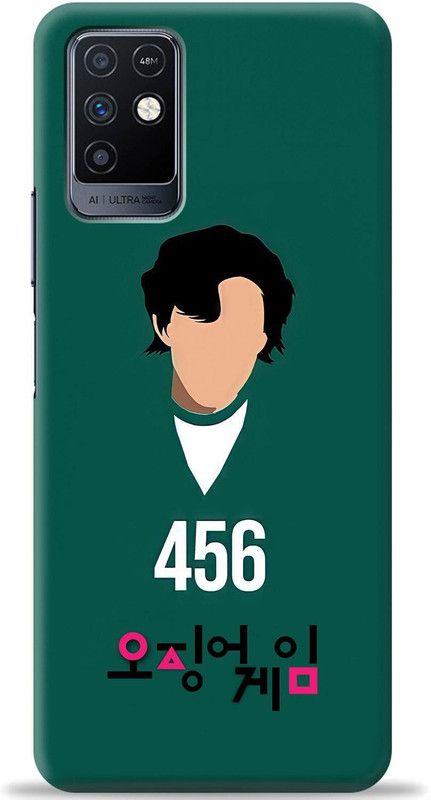 Crafter Back Cover for Infinix Note 10  (Green, Shock Proof)