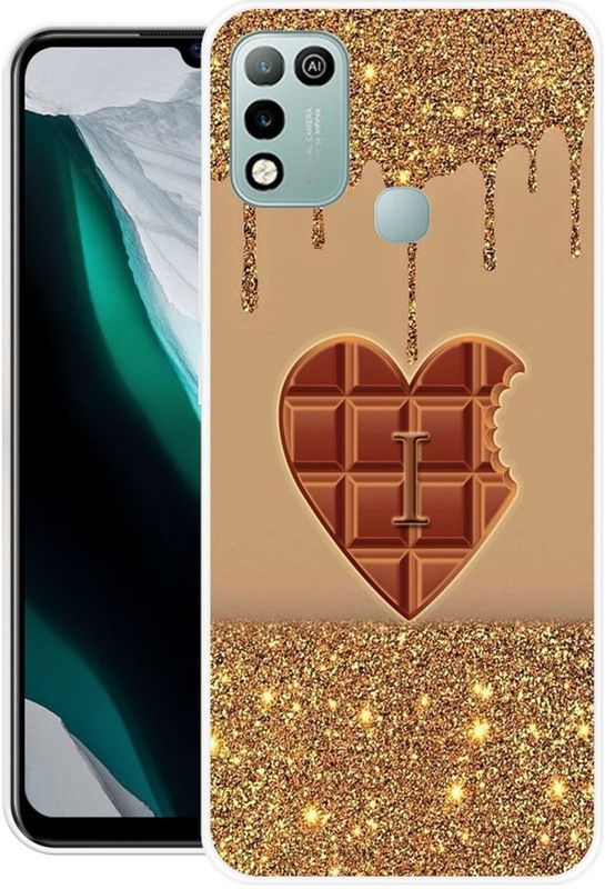Shivay Mobicase Back Cover for Infinix Hot 10 Play  (Gold, Dual Protection, Pack of: 1)