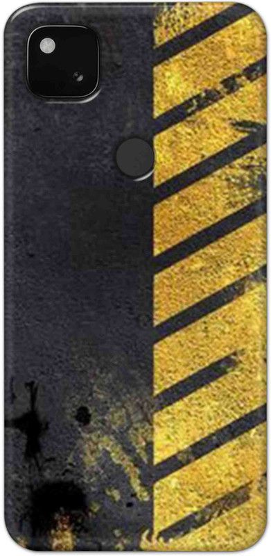 NDCOM Back Cover for Pixel 4A Yellow Zebra Crossing Printed  (Multicolor, Hard Case, Pack of: 1)