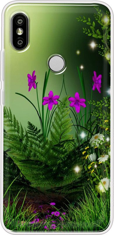 Hansviprint Back Cover for Mi Redmi Y2  (Green, Grip Case, Silicon, Pack of: 1)