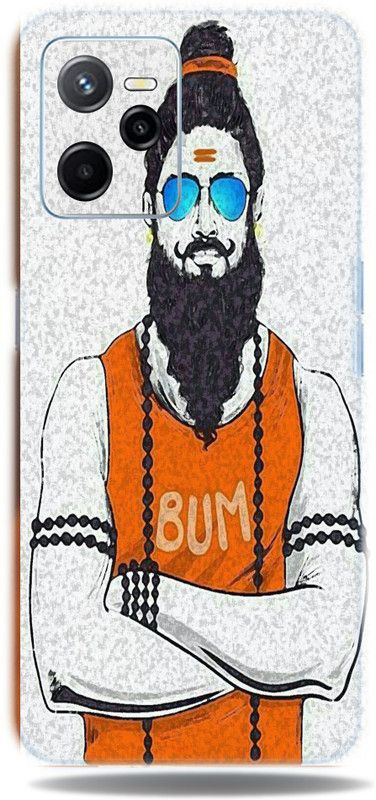 Mclaxa Stylish Babaji Mobile Back Skin, Stylish Babaji, Realme Narzo 50A Prime Mobile Skin  (Stylish Babaji Skin With Super Matte Finish)