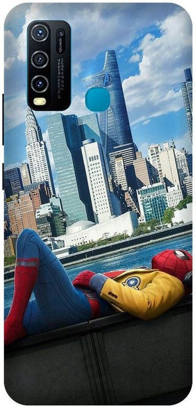 SSMORYA Back Cover for Vivo Y50 ,Spiderman Multicolour Printed  (Multicolor, Shock Proof)