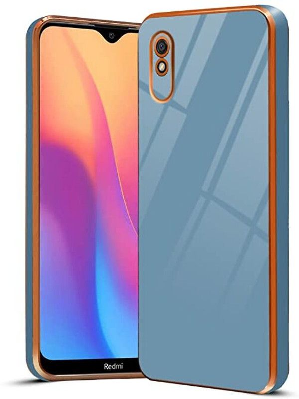 Coverley Back Cover for Redmi 9A Sport, Redmi 9i, Redmi 9A, Redmi 9i Sport  (Blue, Shock Proof, Silicon)