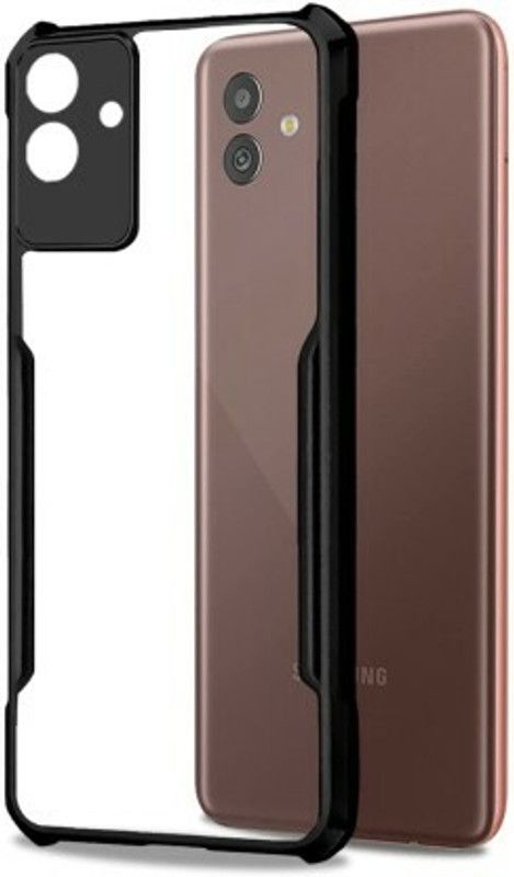 MatteSmoke Back Cover for Samsung Galaxy A04e, Samsung Galaxy A04, Samsung Galaxy M04  (Black, Camera Bump Protector, Pack of: 1)