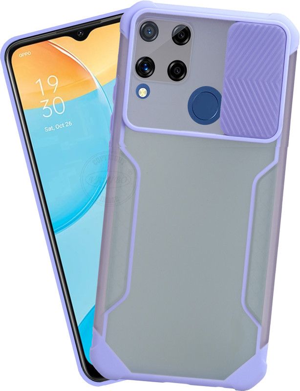VAKIBO Back Cover for Realme C12, Realme C15, Realme C25, Realme Narzo 30A, Realme Narzo 20, Realme C25s  (Purple, Grip Case, Pack of: 1)