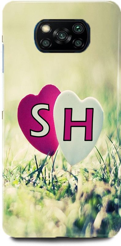 MP ARIES MOBILE COVER Back Cover for POCO X3 PRO, S LOVES H NAME,S NAME, H LETTER, ALPHABET,S LOVE H NAME  (Multicolor, Hard Case, Pack of: 1)