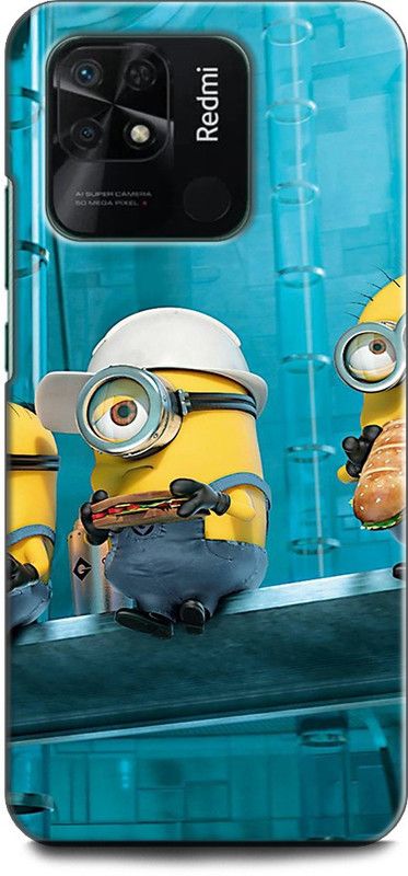 KEYCENT Back Cover for REDMI 10 MINIONS, FUNNY MINIONS, COMIC, MOVIE, CARTOON  (Multicolor, Shock Proof, Pack of: 1)