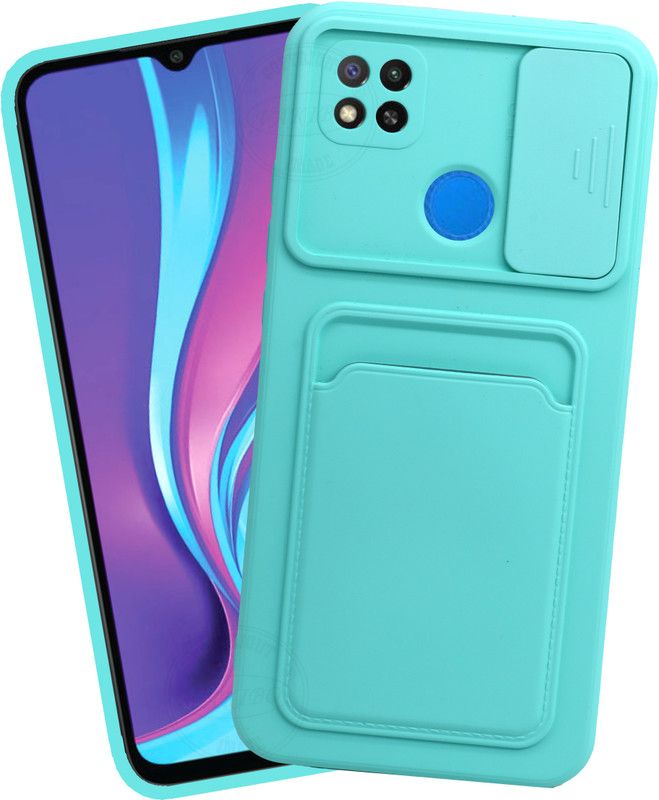VAKIBO Back Cover for Mi Redmi 9, Poco C31, Mi Redmi 10A  (Blue, Grip Case, Pack of: 1)