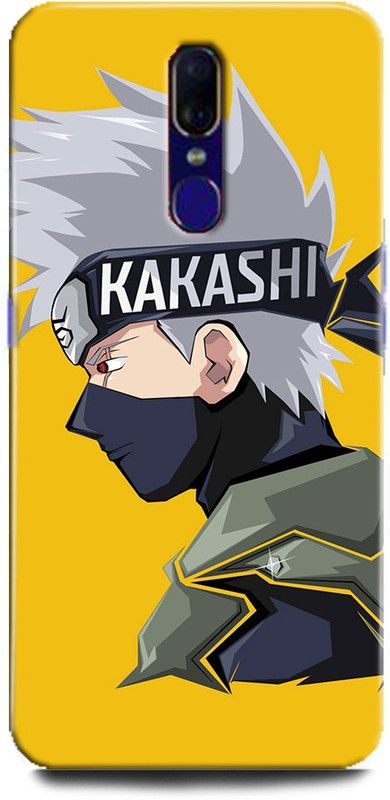 Afterglow Back Cover for Oppo F11 KAKASHI, NARUTO, ANIME, NEON,SUPERHERO,NINJA, BLACK  (Multicolor, Shock Proof, Pack of: 1)