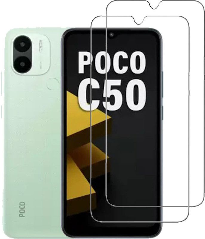 NKCASE Tempered Glass Guard for POCO C51, POCO C50, POCO C31, Mi Redmi 11 Prime, Mi A1, Redmi 10A, Redmi 9A Sport, Redmi 9 Activ, Redmi 9A, Redmi 9, Redmi 9i, Mi Redmi 9 Prime, Poco M46  (Pack of 2)