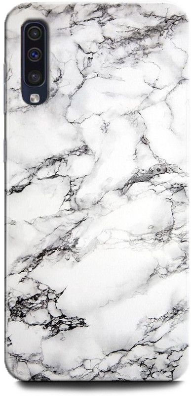 WallCraft Back Cover for Samsung Galaxy A50 MARBLE, BLACK AND WHITE, ABSTRACT, TEXTURE  (Multicolor, Dual Protection, Pack of: 1)